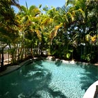 SET AMONGST LUSH GARDENS