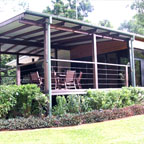 TWO LARGE OUTDOOR DECKS