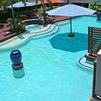 TWO SALTWATER LAGOON POOLS