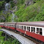TRAVEL ACROSS THE GIANT BRIDGE OVER STONEY CREEK