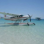 TOUCHDOWN AT AN EXCLUSIVE ISLAND RESORT