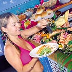TROPICAL LUNCH ON BOARD