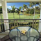 views over the golf course