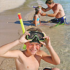 SNORKEL OFF THE BEACH