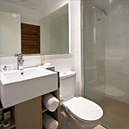 some beachfront rooms have refurbished bathrooms