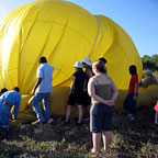 HELP PACK UP THE BALLOON