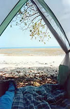 CAMP ON THE BEACH
