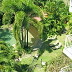 VIEWS TO THE POOL AND GLIMPSES OF OCEAN