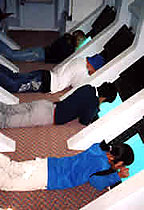 Under water viewing rooms