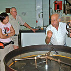 BRUNO EXPLAINING THE COFFEE ROASTER