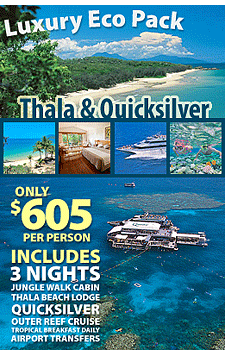 Thala Beach Lodge & Quicksilver Cruises Package