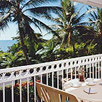 BALCONY WITH OCEAN VIEWS