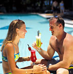 TIME FOR A COCKTAIL BY THE POOL