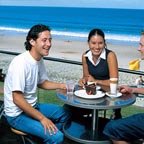 beachfront cafe