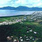 view of cairns city from the red arrow walk