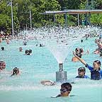 swimming at the lagoon