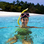 snorkelling at green island