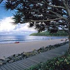 BEACH BOARDWALK CONNECTS TO THE NATIONAL PARK