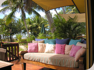 Beachfront Hideaway - DAYBED ON THE DECK