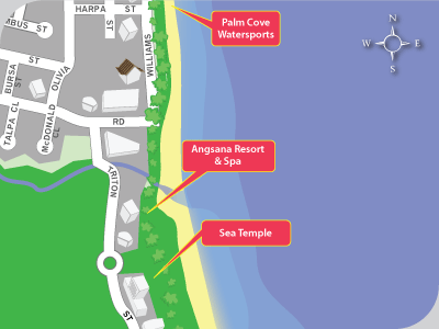 Sea Temple Resort & Spa - Location