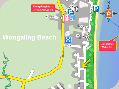 Pandanus Apartments - Location