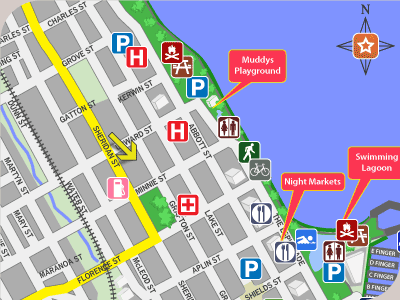 Getaways on Grafton - Location